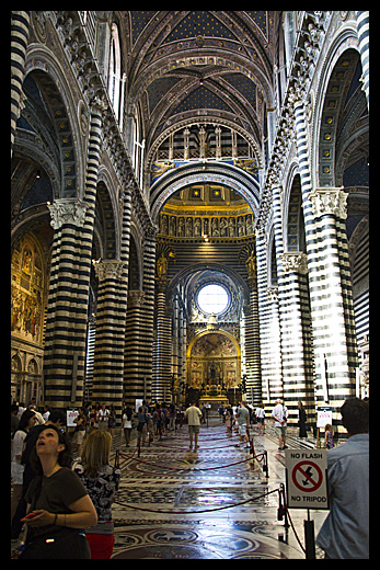 Interieur cathedrale Sienne