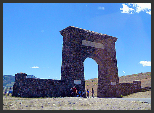 Yellowstone entrance