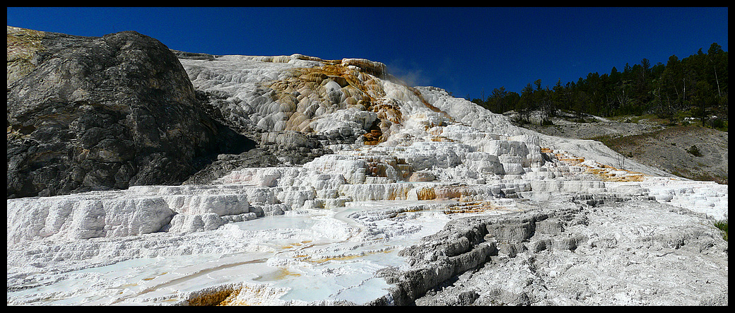 Mammoth hot springs